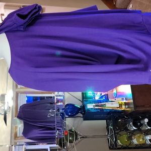 Amato. Purple skirt set. 14W NWT